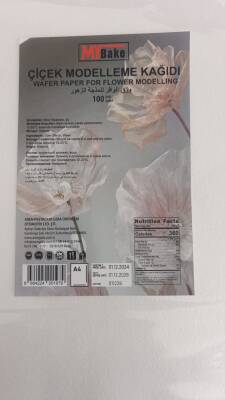 A4 Yenilebilir Gofret Modelleme Kağıdı (wafer Paper) 10 lu - 2