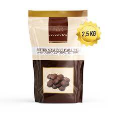 Bitter Konfiseri Pul Çikolata 2,5 kg Doypack Pratik Ambalaj - 1