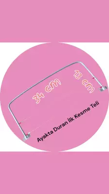 Pasta Kesme Teli Dik Durma Tel Ayarlı - 2