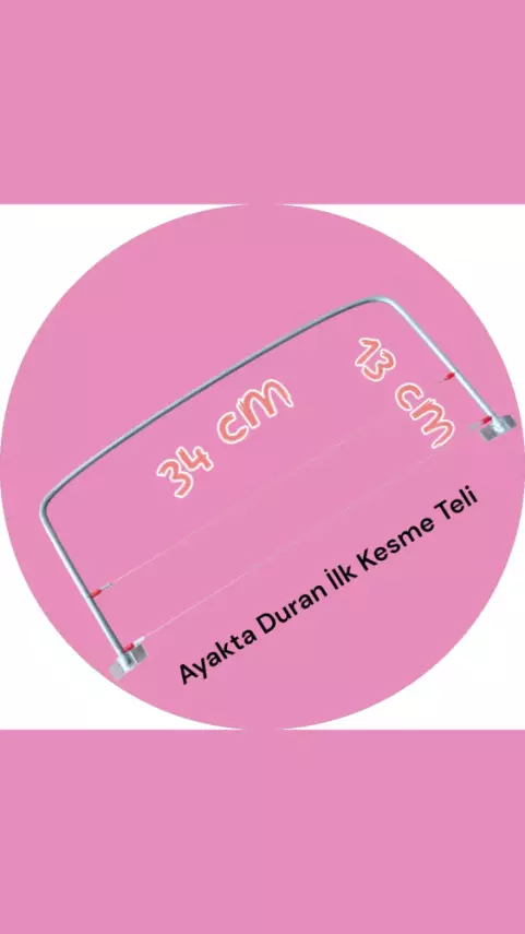 Pasta Kesme Teli Dik Durma Tel Ayarlı - 2