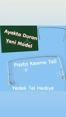 Pasta Kesme Teli Dik Durma Tel Ayarlı - 3