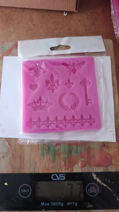 Silikon Şeker Hamuru Epoksi İzomalt Sabun Çikolata Mum Kalıbı 4  - 1