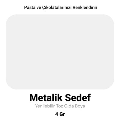 VELOMY 4GR SEDEF METALİK TOZ BOYA